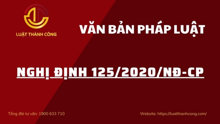 Nghị định 125/2020/NĐ-CP
