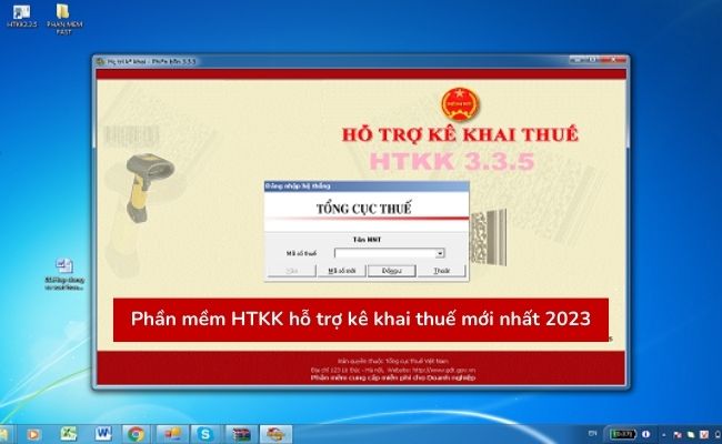 Phần mềm HTKK hỗ trợ kê khai thuế mới nhất 2023